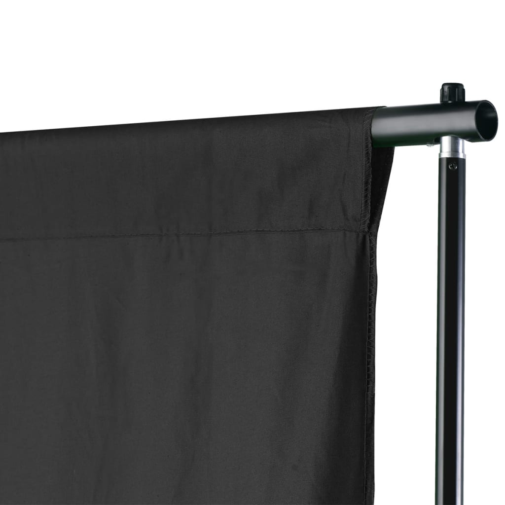 accroche fond noir studio