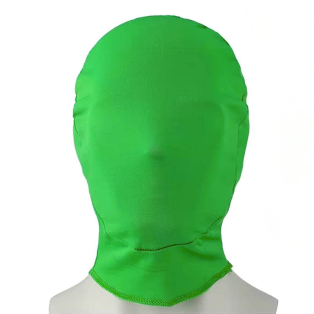 cagoule fond vert incrustation