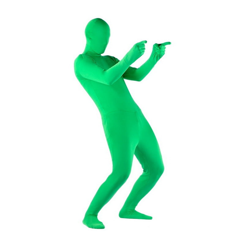 combinaison fond vert studio