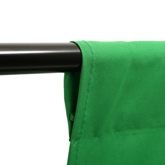 fixation toile de fond vert