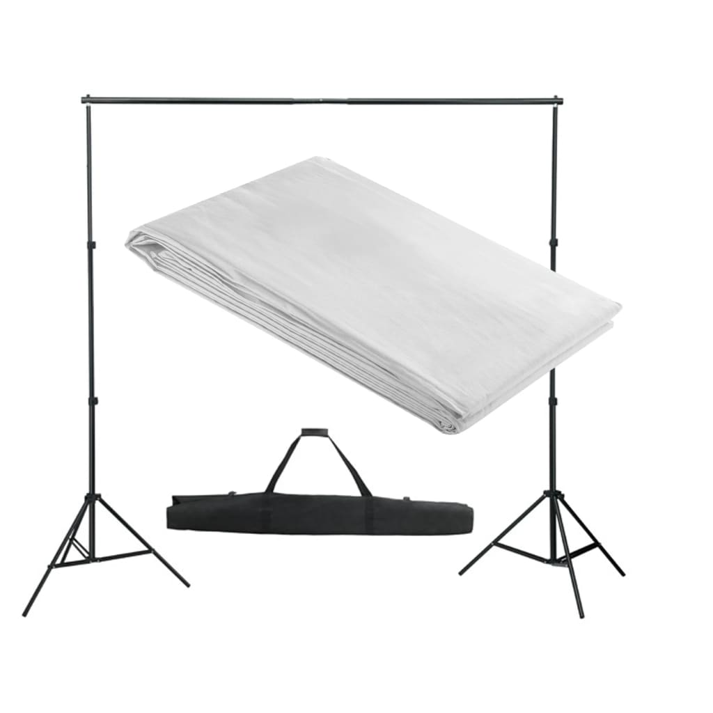 fond blanc studio avec support