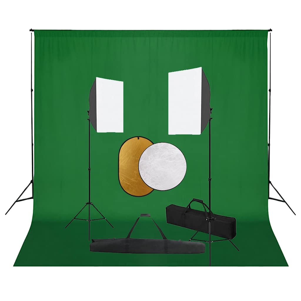 kit fond vert avec réflecteur