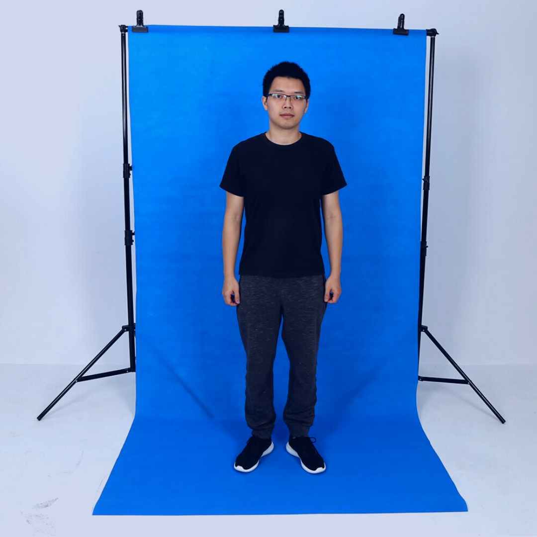 Fond Bleu Incrustation