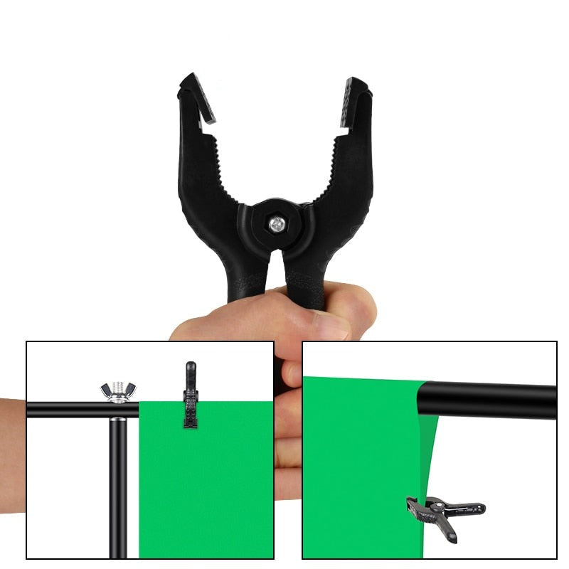 pinces pour fond vert