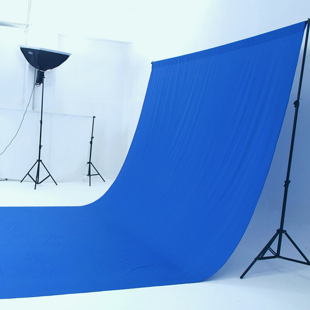 Fond Bleu Incrustation