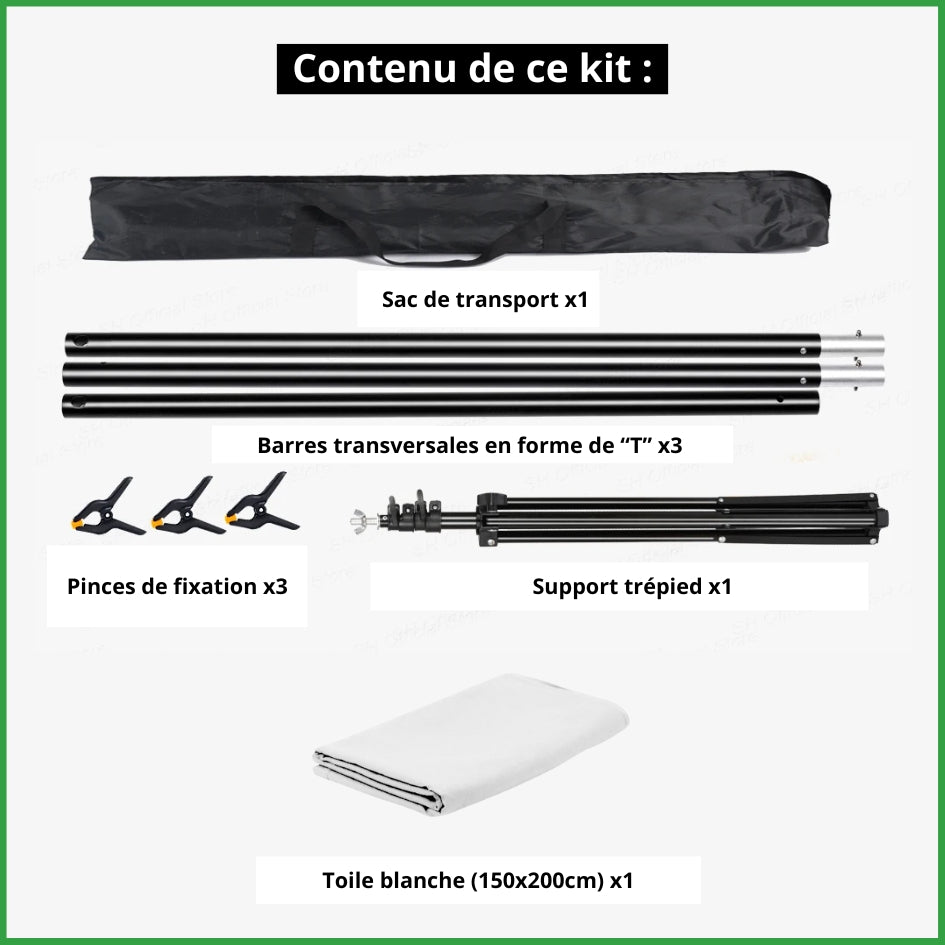 accessoire kit fond blanc