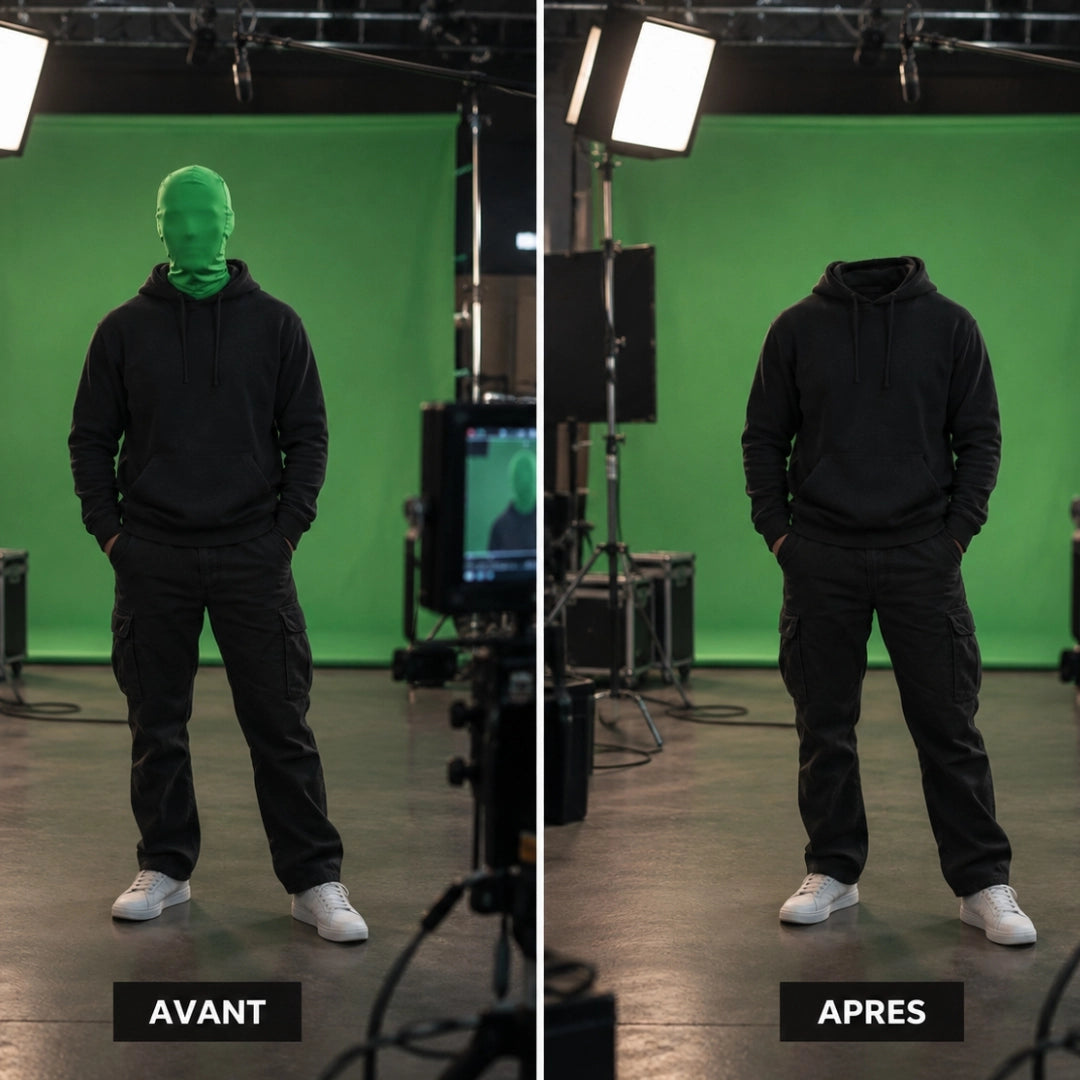 cagoule verte effets spéciaux