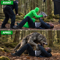 combinaison fond vert chroma key