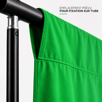 fixation tube toile verte photo