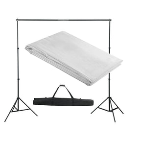 fond blanc studio avec support