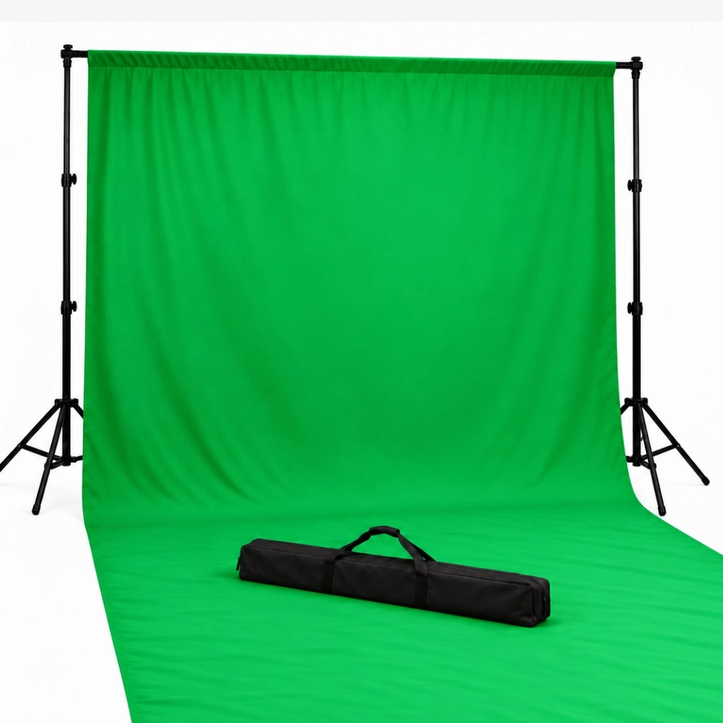 Kit studio photo-vidéo | Fond vert + Support