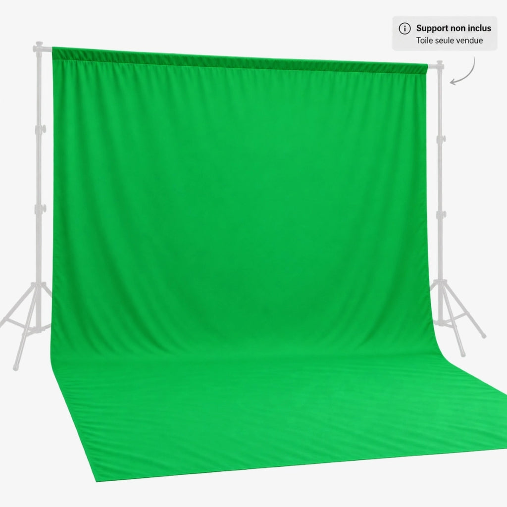 fond vert coton premium