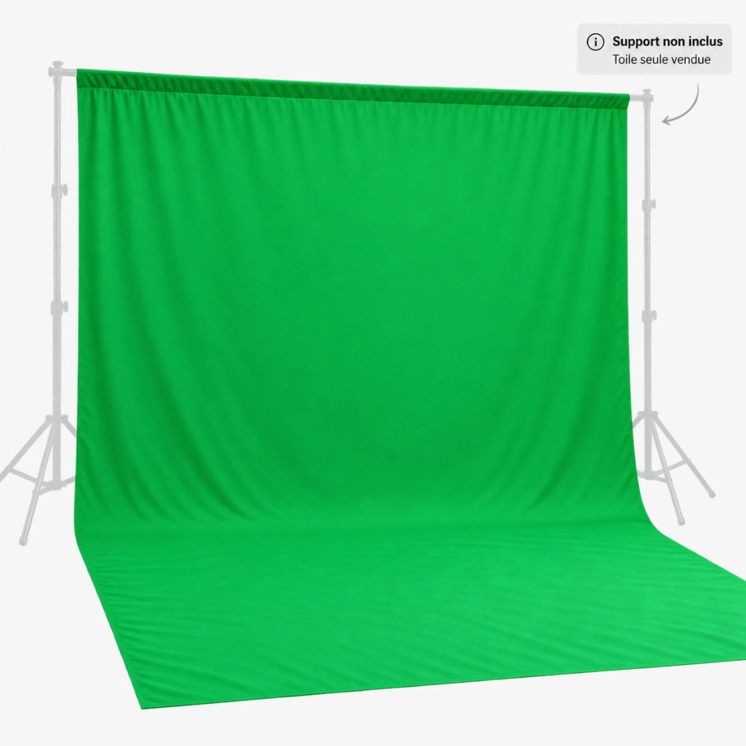 fond vert coton premium