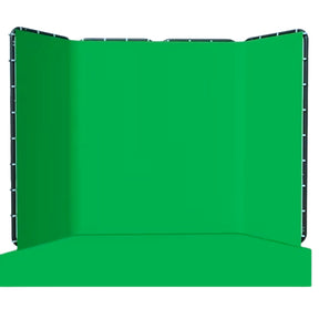 fond vert pliable avec tapis