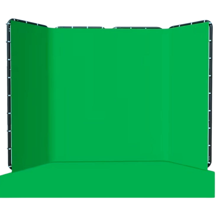 fond vert pliable avec tapis