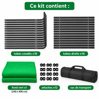 fond vert pliable dimensions