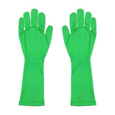 gant combinaison fond vert