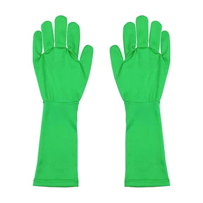 gant combinaison fond vert