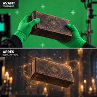 gant vert chromakey