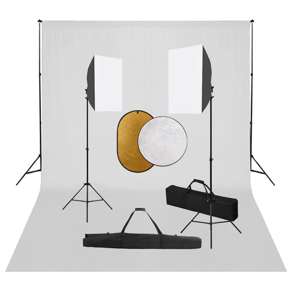 kit fond blanc avec réflecteur
