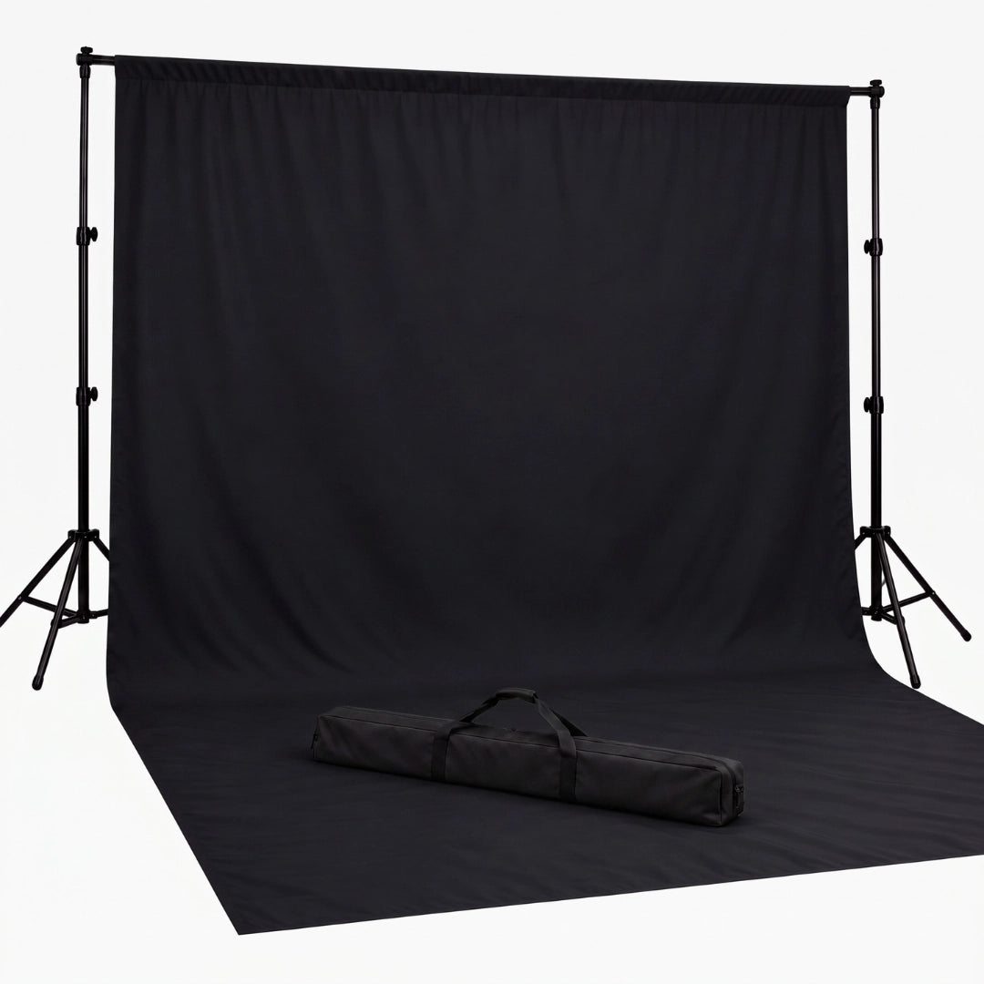 kit fond noir avec support