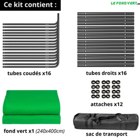 kit fond vert pliable