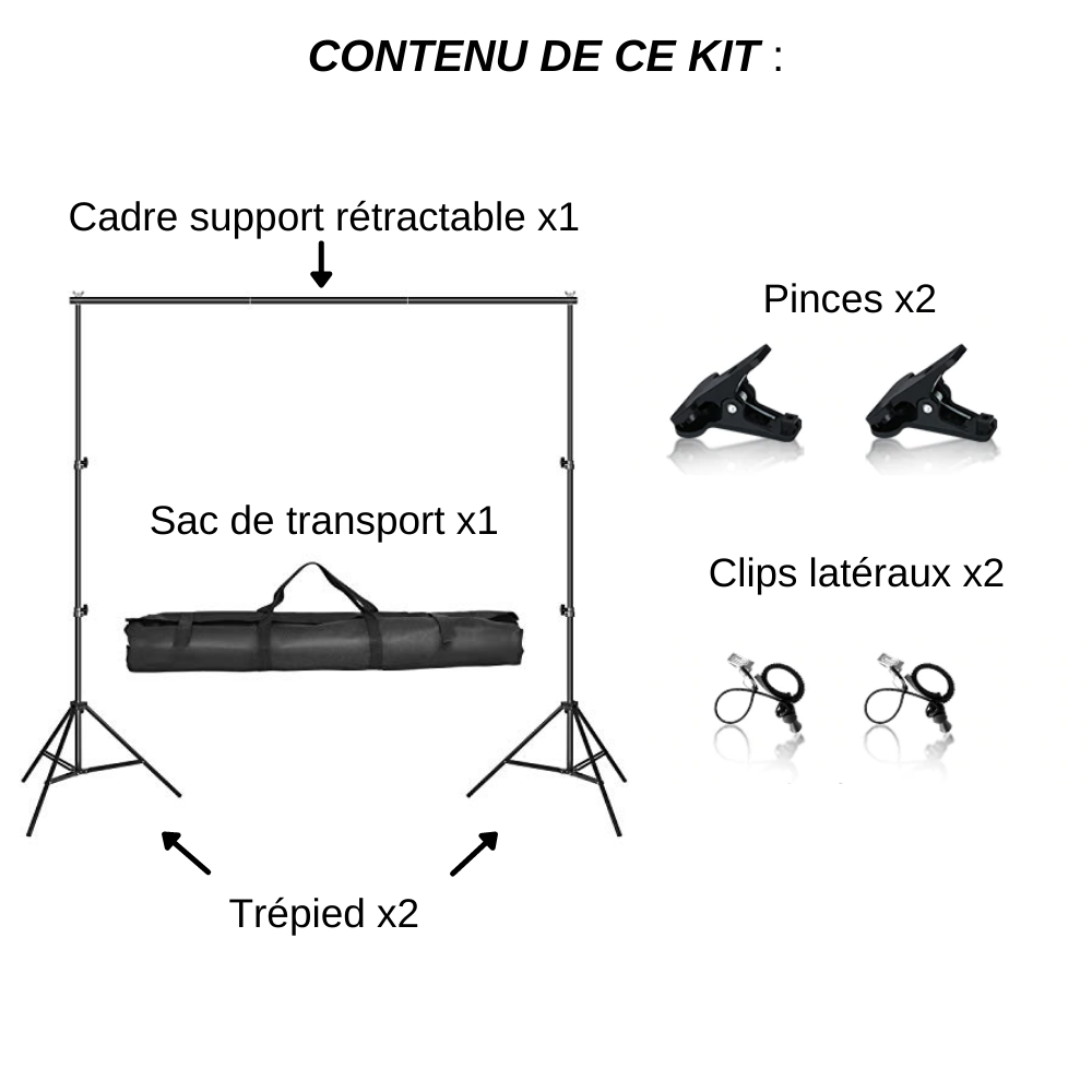 kit support fond