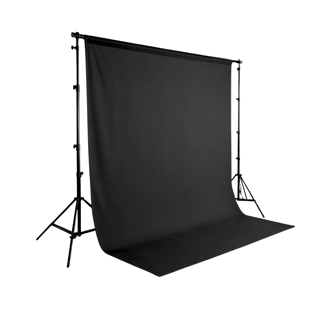 kit toile fond noir photo