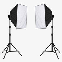 Softbox | Lot de 2 Lampes Photo Studio Professionnelles