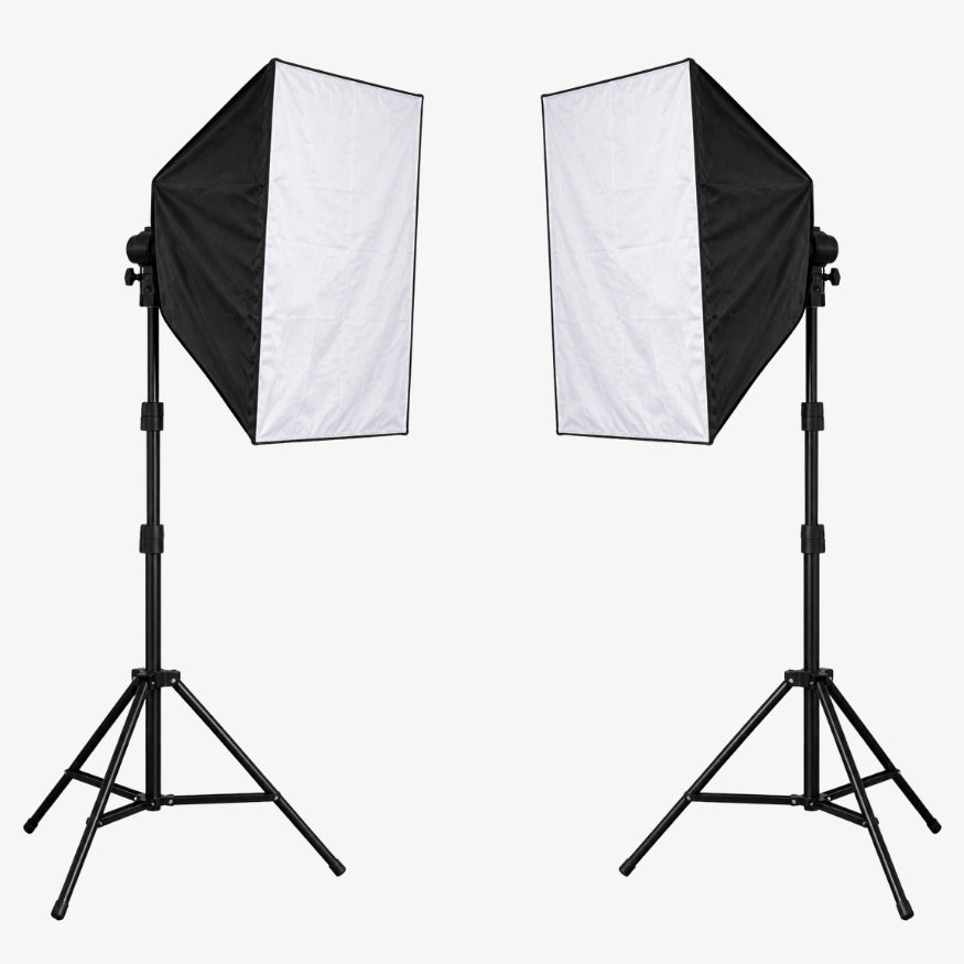 Softbox | Lot de 2 Lampes Photo Studio Professionnelles