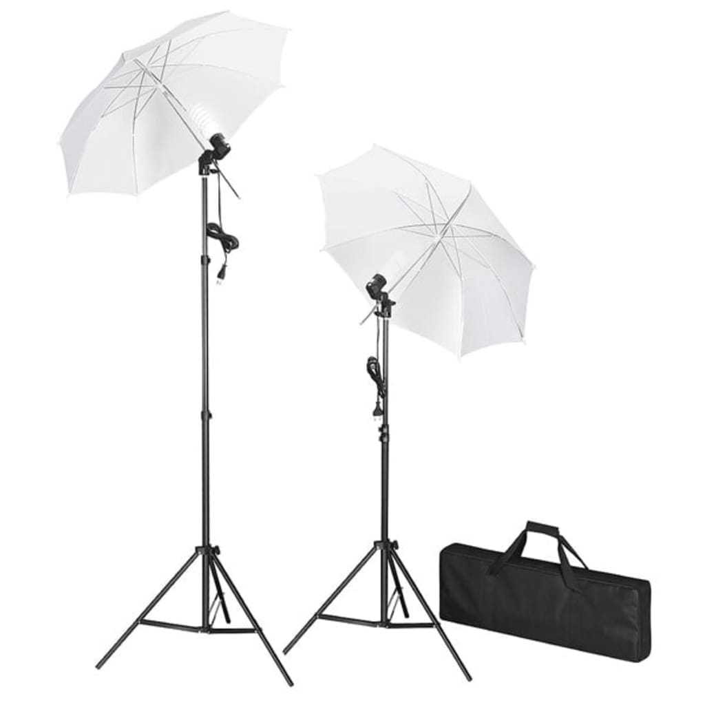 Parapluies | Lot de 2 Lampes Photo Studio Professionnelles