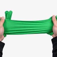 matière gant fond vert