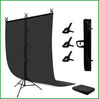 mini kit photographie toile noire