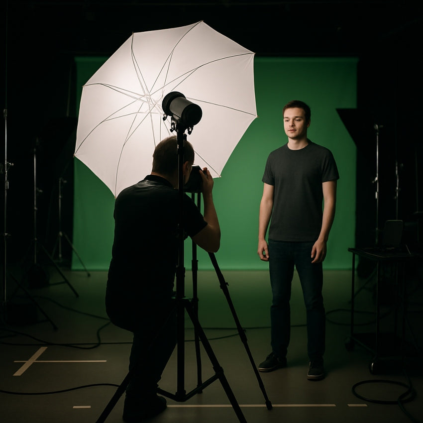 parapluie photographe studio