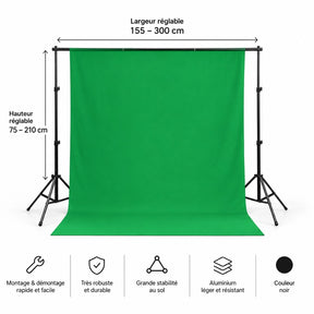support fond vert