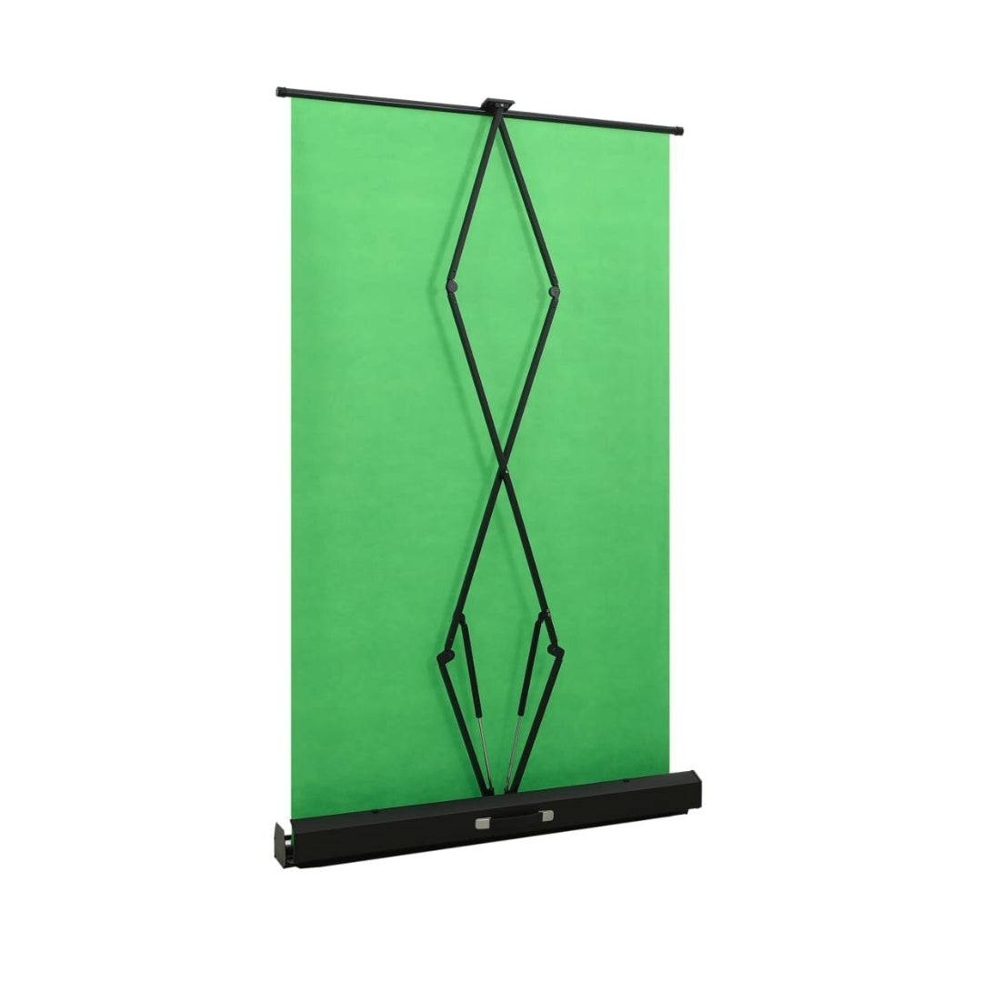 toile fond vert vidéo retractable