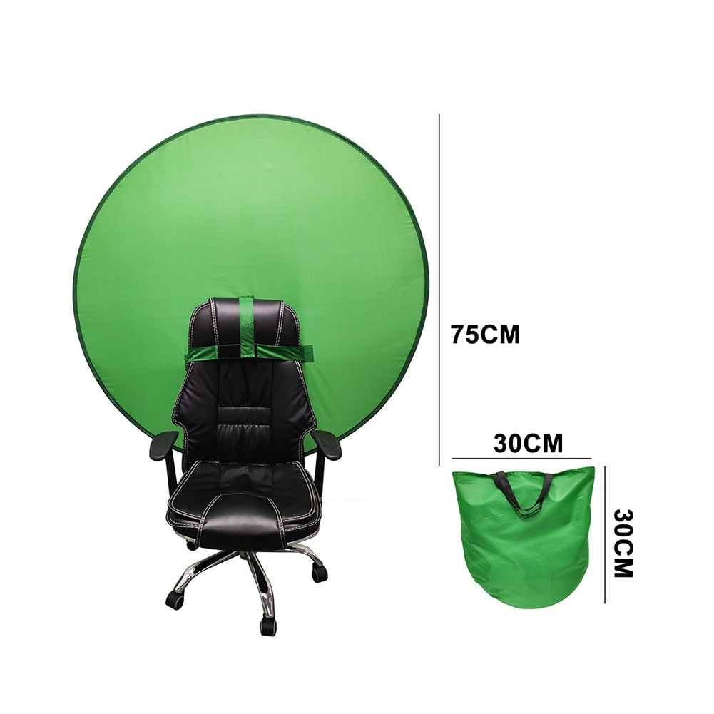 Fond Vert Chaise de bureau 75cm